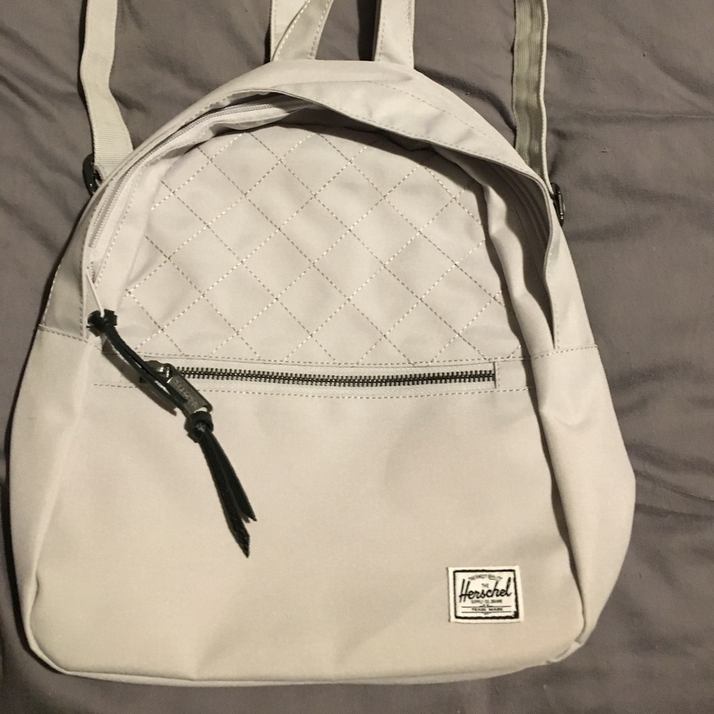 Small Gray Herschel Supply Backpack